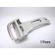 18mm stainless steel deployment buckle for 20mm leather watch band strap