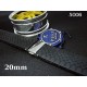 20mm tire style rubber watch band for diver's sporty  watch 